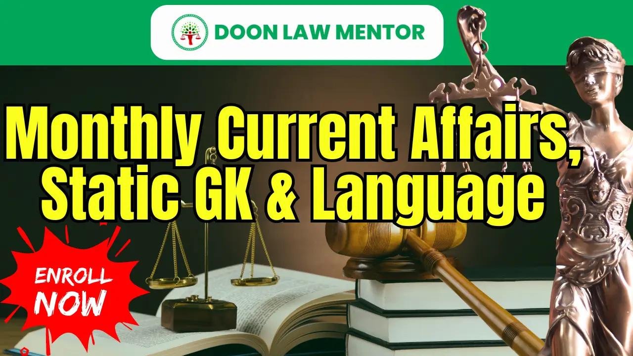 Monthly Current Affairs, Static GK & Language Content